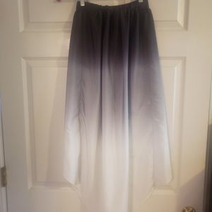 High low skirt